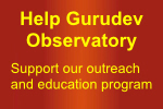 click to help Gurudev Observatory